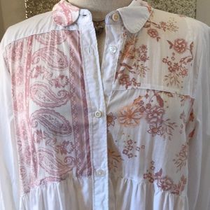 Anthropologie (Maeve) button down tunic, size Lg